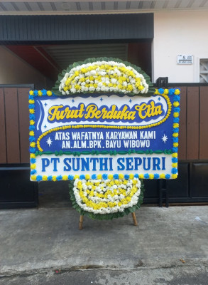 Papan Bunga Duka di Cirinten